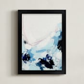 "Even Still" - Art Print in Navy by Katie Craig - Framed