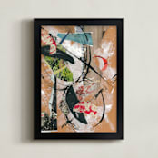 "Kismet" - Art Print in Terracotta by Misty Hughes - Framed