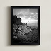"Limekiln State Park" - Art Print in Silvery Tones by Mechelle Gilford - Framed