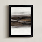 "Redemption" - Art Print in black, white and gold by Heidi Jantz - Framed