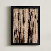 "Textural II" - Art Print in Cinnamon by Paola Benenati - Framed