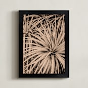 "Textural I" - Art Print in Cinnamon by Paola Benenati - Framed