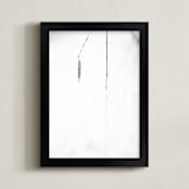 " Closer I" - Art Print in black white by Lying on the grass - Framed