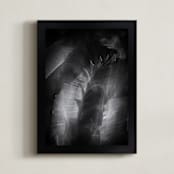 "Night Jungle" - Art Print in Black and White by flvx studio - Framed