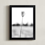 "Just One" - Art Print in grey by Alexis Arnold - Framed