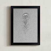 "Flower Tree" - Art Print in Silver by Meghan Lacey - Framed