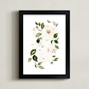 "Botanical No 34" - Art Print in Forest by Leah Bisch - Framed