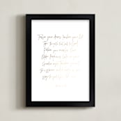 "Follow Your Dreams Quote" - Art Print in Goal Digger by Angelene - Framed