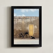 "Island Dog" - Art Print in Yellow Door by Kate Baird - Framed