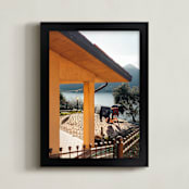 "Orange Terrace" - Art Print in Orange Terrace by Kate Baird - Framed