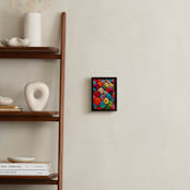 "Abstract Felted Wool I" - Art Print in Multi Golden by A MAZ Design - In a Room