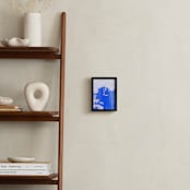 "Blow Out Denver" - Art Print in Cerulean Blue by Jeff Preuss - In a Room
