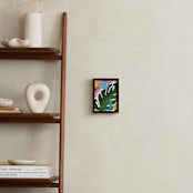 "Tropical Palm" - Art Print in Emerald by Jessica Corliss - In a Room