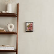 "Baba's Garden" - Art Print in peachy terra cotta by Amelia Gluba - In a Room