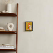 "Morning Reflection" - Art Print in Budda Orange by Stuart Heir - In a Room