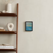 "Seaworthy Study" - Art Print in Ocean Blue by Kelli Kunkle-Day - In a Room