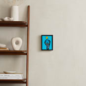 "Fashion Week" - Art Print in Tiffany Blue by Stuart Heir - In a Room