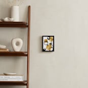 "Stay All Day" - Art Print in Black + Gold by Kinga Subject - In a Room