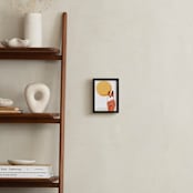 "POKER FACE" - Art Print in yellow by Rushmi - In a Room