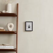 "Tranquil Snow III" - Art Print in Winter Grey by Gabrial Reising - In a Room