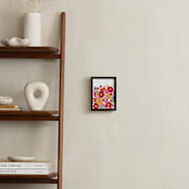 "Radiant Flowers" - Art Print in Fuchsia by 2birdstone - In a Room