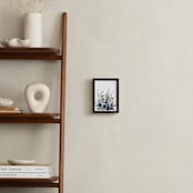 "Delphinium Sapphire" - Art Print in Blanc by Leah Bisch - In a Room