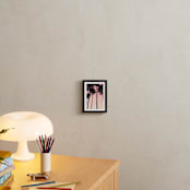 "Palm trees & pink skies" - Art Print in Blush Sky by Dawn Smith - In a Room