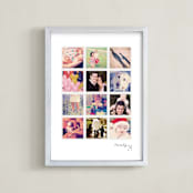 "A Year in My Life" - Framed Photo in White by Robin Ott - Framed