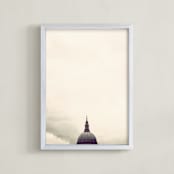 "St. Paul's Cathedral, London" - Art Print in Beige Sky by 45wall design - Framed