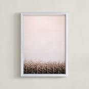 "Late Harvest" - Art Print in Mist by Robin Ott - Framed