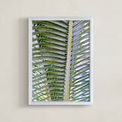 "View Between The Lines" - Art Print in Verde De Palma by Jonathan Brooks - Framed