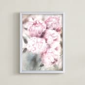"Nihilism" - Art Print in ambiguous pink by XL - Framed