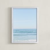 "Todos Santos X" - Art Print in Baja Blue by Lindsay Ferraris Photography - Framed