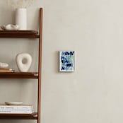 "Scribbles in Blue" - Art Print in Indigo by Yao Cheng Design - In a Room