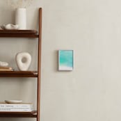 "Laguna" - Art Print in Regent St Blue by Artsy Canvas Girl Designs - In a Room