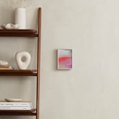 "Completely" - Art Print in Bright Red by Artsy Canvas Girl Designs - In a Room