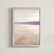 "Desert Layer Cake" - Art Print in Desert Blush Pink by Jennifer Mckinnon Richman - Framed