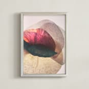 "la floraison" - Art Print in Rose by Karen Kardatzke - Framed