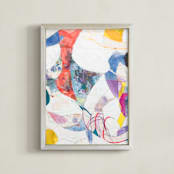 "Find the Magic" - Art Print in Lavender by Erin McCluskey Wheeler - Framed