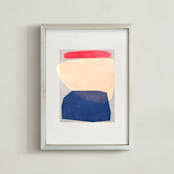 "abstract sequence" - Art Print in trio by Sumak Studio - Framed