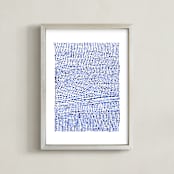 "topical guide" - Art Print in White by raven erebus - Framed