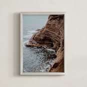 "Leashless" - Art Print in Rust by LindseyErin - Framed