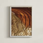 "Solar System Collection - Venus" - Art Print in Venusian Hot Yellow by Mariecor Agravante - Framed