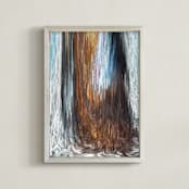 "Solar System Collection - Earth" - Art Print in Terran Blue by Mariecor Agravante - Framed