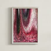 "Solar System Collection - Mars" - Art Print in Martian Red by Mariecor Agravante - Framed