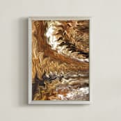 "Solar System Collection - Asteroid Belt" - Art Print in Asteroid Brown by Mariecor Agravante - Framed