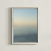"My Maine Girl 1" - Art Print in Maine Blue by AMANDA LOMAX - Framed