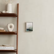 "Finding Balance No. 1" - Art Print in Emerald by Karen Kardatzke - In a Room