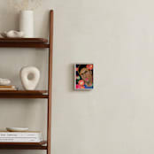 "Frida's Portrait" - Art Print in Deep Blue by Stick and Petal - In a Room