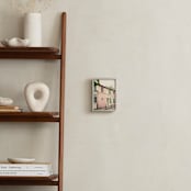 "La Maison Rose II" - Art Print in Pink by Caroline Mint - In a Room